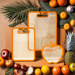 Hot-Selling Reusable Tempered Glass Transparent Cutting Board Kitchen Cutting Board Kitchen Tools