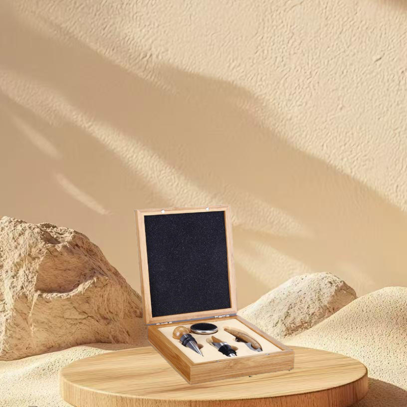 Hot-Selling Wine Bottle Opener and Corkscrew Set Gift Box for Wine Lovers Includes Party House