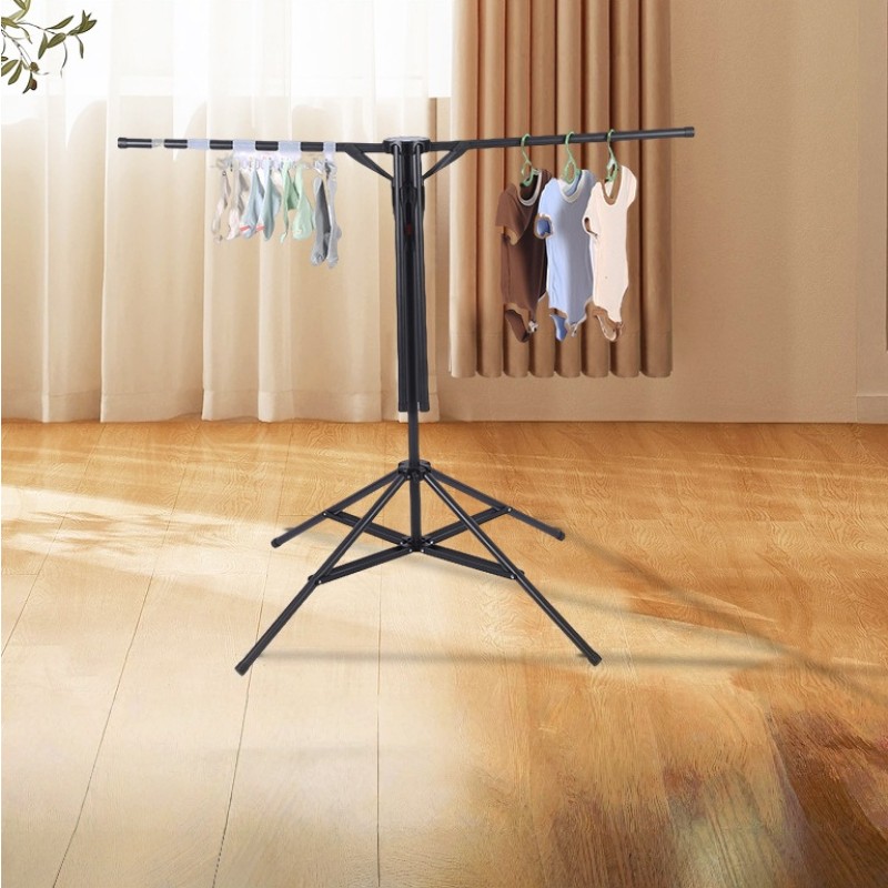Foldable Clothes Drying Rack Household Floor Standing Drying Rack Balcony Outdoor Drying Rack Bedroom Easy Installation