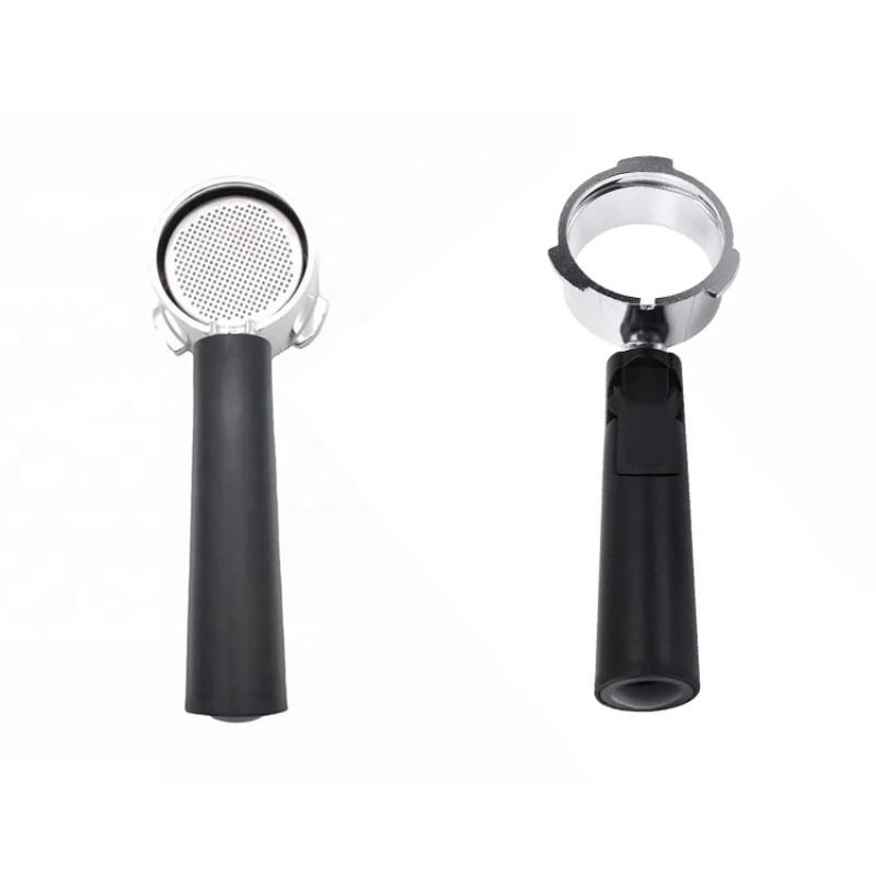 51mm Stainless Steel Espresso Coffee Machine Portafilter Bottomless Portafilter Coffee Machine Coffee Handle