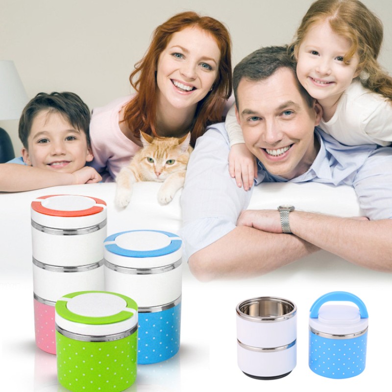 2023 Stylish New Polypropylene Material Multi-function Stainless Steel Lunch Box