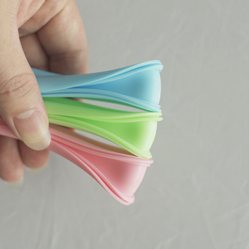 BPA Free Silicone Straw Openable and Washable No Brush Needed Reusable Snap Straw