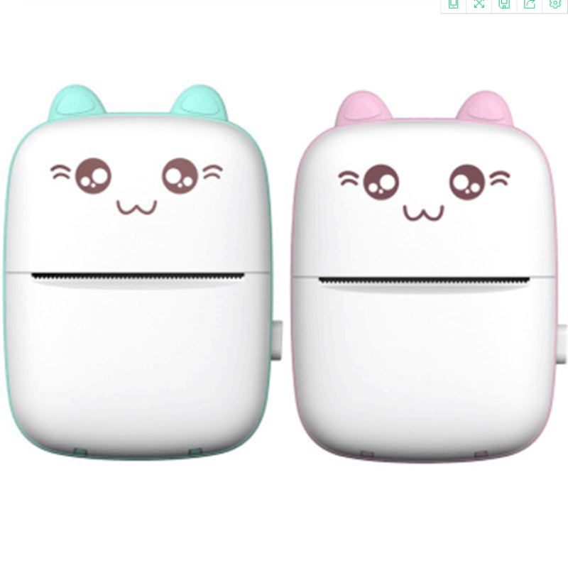 Top Seller Portable Mini Mobile Phone Thermal Printer Wireless 200 DPI Photo Label Memo Wrong Question Printing with USB