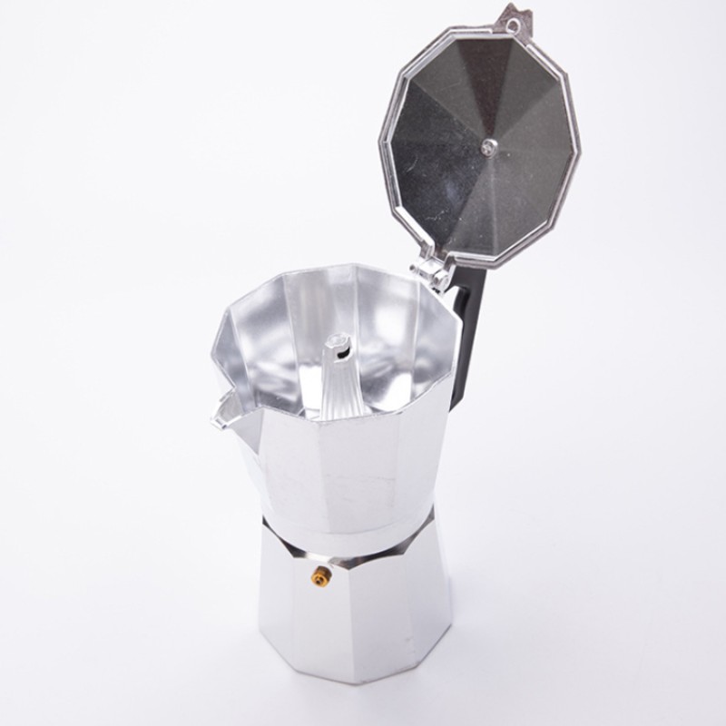 Stainless Steel Moka Pot Induction Espresso Maker and Coffee Pot with Free Sample