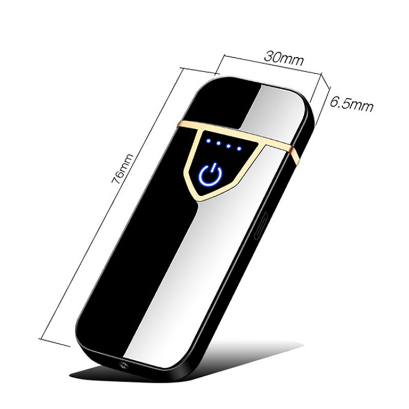 Fashion Design Luxury Custom Cigar Lighter Unique Electric Lighter Usb Rechargeable