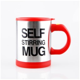 Luxury Automatic Self Stirring Mug Stainless Steel, Heated Mug Electric, Coffee Mixer Cup