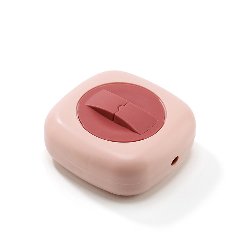 Hot Sale Portable Rotatable Mobile Phone Holder Data Cable Organizer Storage Box Mobile Phone Charging Cable Winder