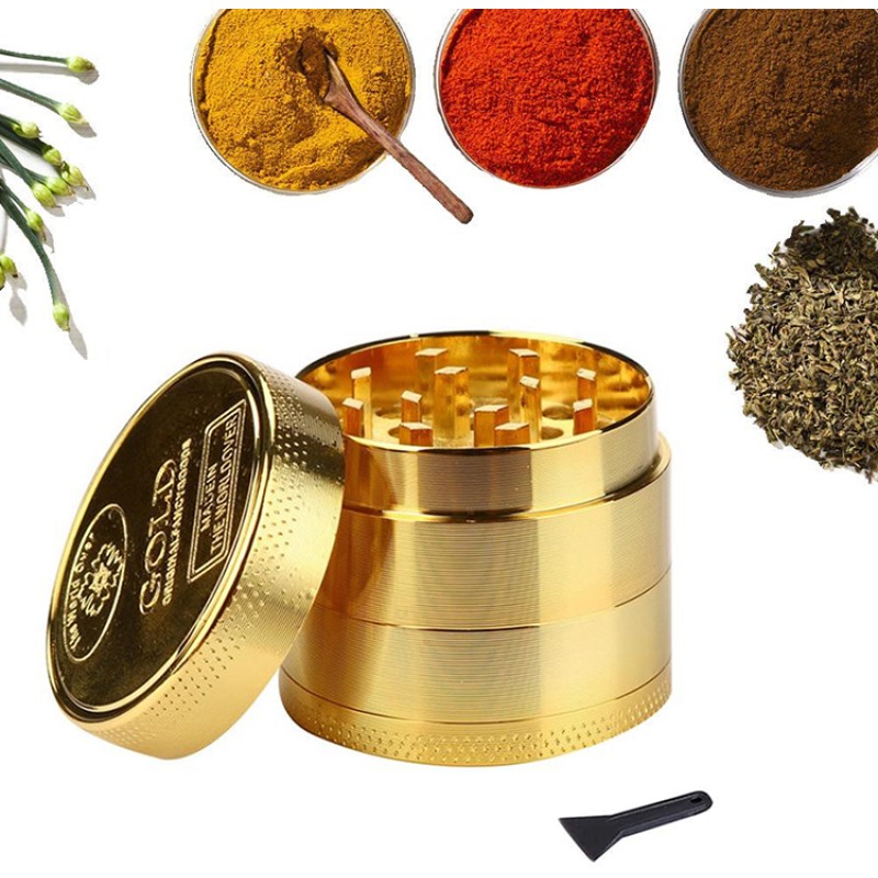 Wholesale Best Quality Selling Products Eco-friendly Zinc Alloy Diameter 40mm Mini Herb Grinder