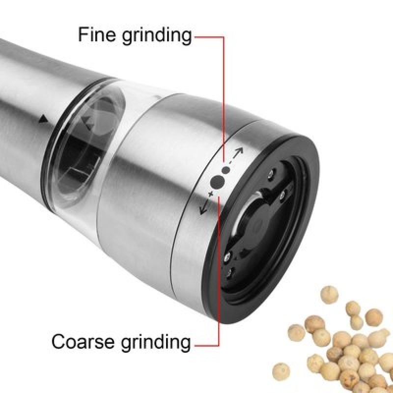 Best Selling Manual Pepper Grinders Stainless Steel Pepper Mill Grinder Salt and Pepper Grinder Set