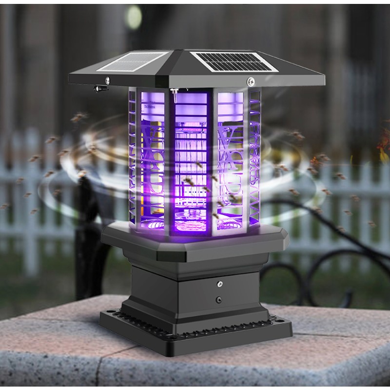 Anti Moustique Mata Moskito Rechargeable Fly Tarp Trapper Mosquitoes Killer Lampe Led Solar Mosquito Killing Lamp