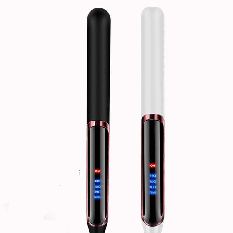 Professional Electric Splint Plat 2 in 1 Hair Straightener Curler Professional Hair Salon Flat Iron Anti Scald Hair Straightener