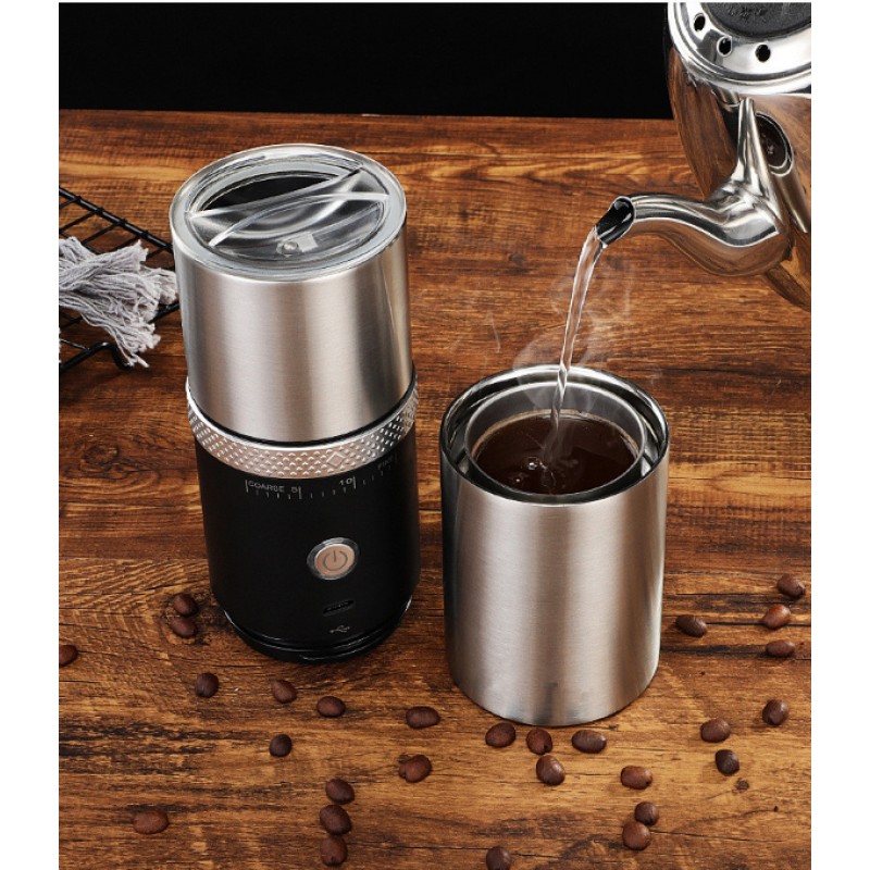 USB Charing Coffee Maker White Black Red Color Camping Portable Espresso Single Cup Outdoor Travel Coffee Maker