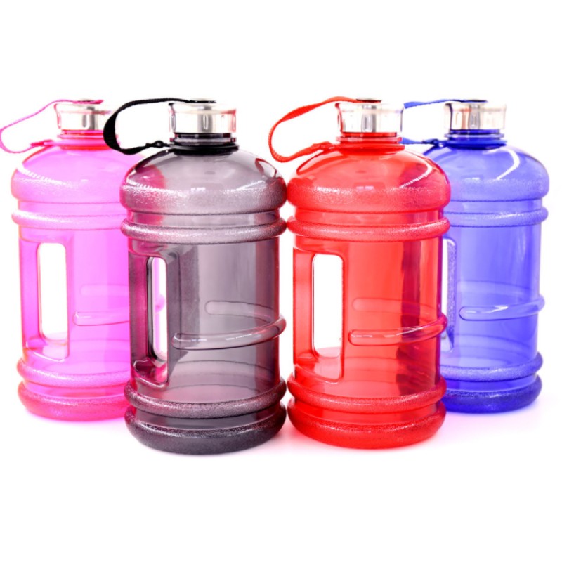 Online Hot Sale 2200ML Large Capacity Plastic Gallon Water Bottle Portable Gym Sports Fitness Big Water Bottle