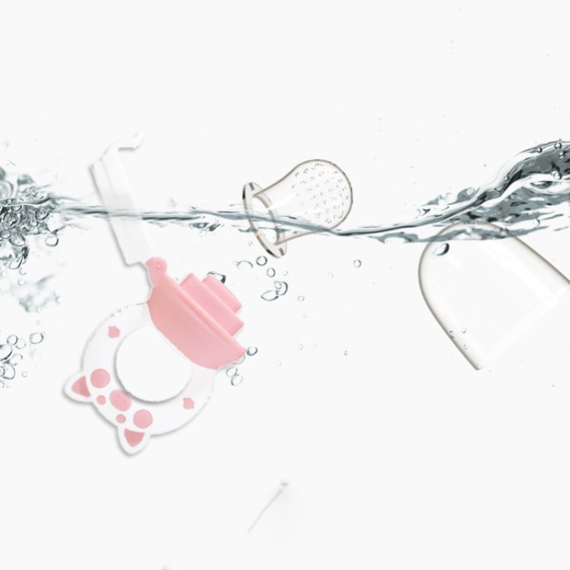 Factory Net Cartoon Baby Food Feeder Warmer 0-12 Months Age Range Mesh Feeder with Warm Function