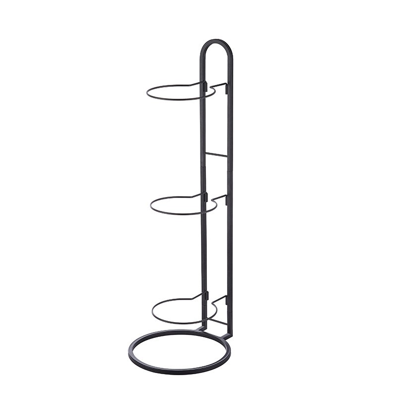 Top Selling 3 Layer Indoor Iron Children's Basketball Football Volleyball Storage Shelf Ball Display Shelves Organizer