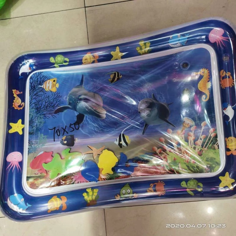 New Style Water Play Mat Inflatable Baby Mat Tummy Time Mat for Babies Infants and Toddlers Child Development Accessory