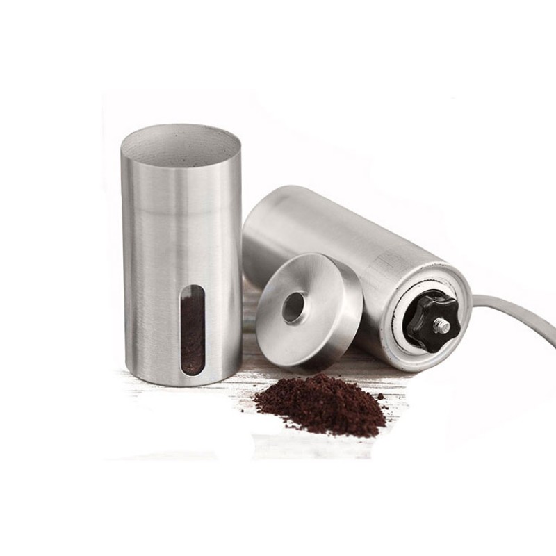 Factory Price Portable Detachable Coffee Tools Ceramics Burr Grinders Stainless Steel Mini Manual Coffee Grinder Set