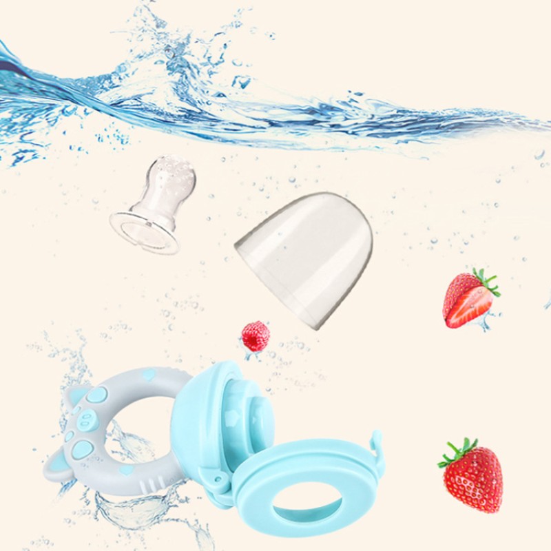 Factory Net Cartoon Baby Food Feeder Warmer 0-12 Months Age Range Mesh Feeder with Warm Function