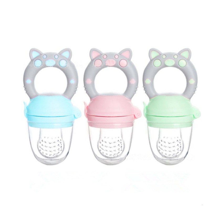 Factory Net Cartoon Baby Food Feeder Warmer 0-12 Months Age Range Mesh Feeder with Warm Function
