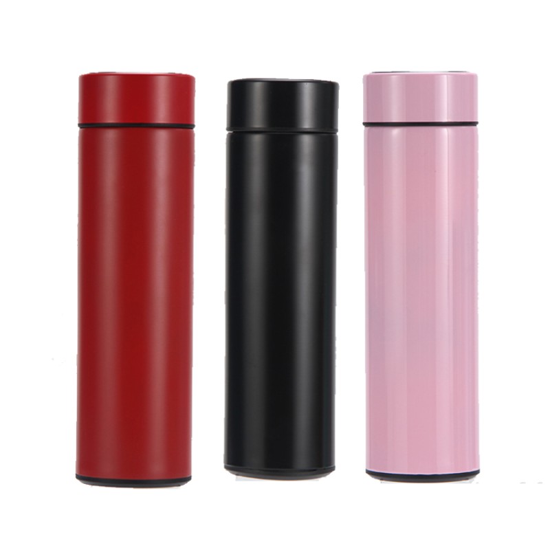 Eco Thermal Stainless Steel Sport Unique School Water Filter Bottle LED Display Tumbler Thermo Flash Vacuum Flask Supplier