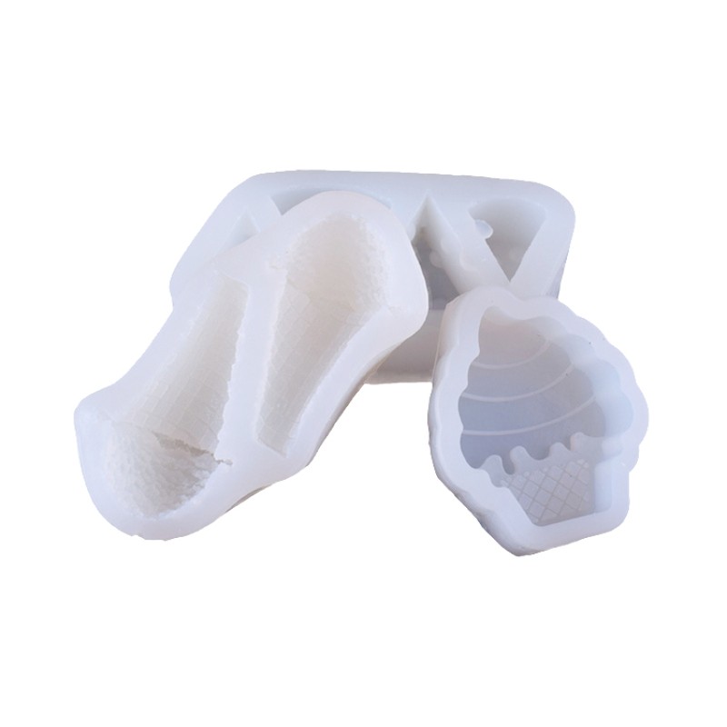 New Product Miniature Sweets Polymer Clay Resin Jewelry Charms 3D Ice Cream Silicone Mold Cake Tools