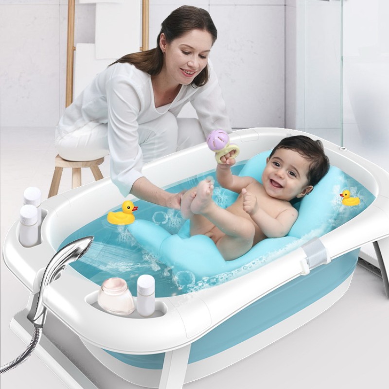 Wholesale Baby High Temperature Resistant Foldable Baby Bathtub Infant Bathtub
