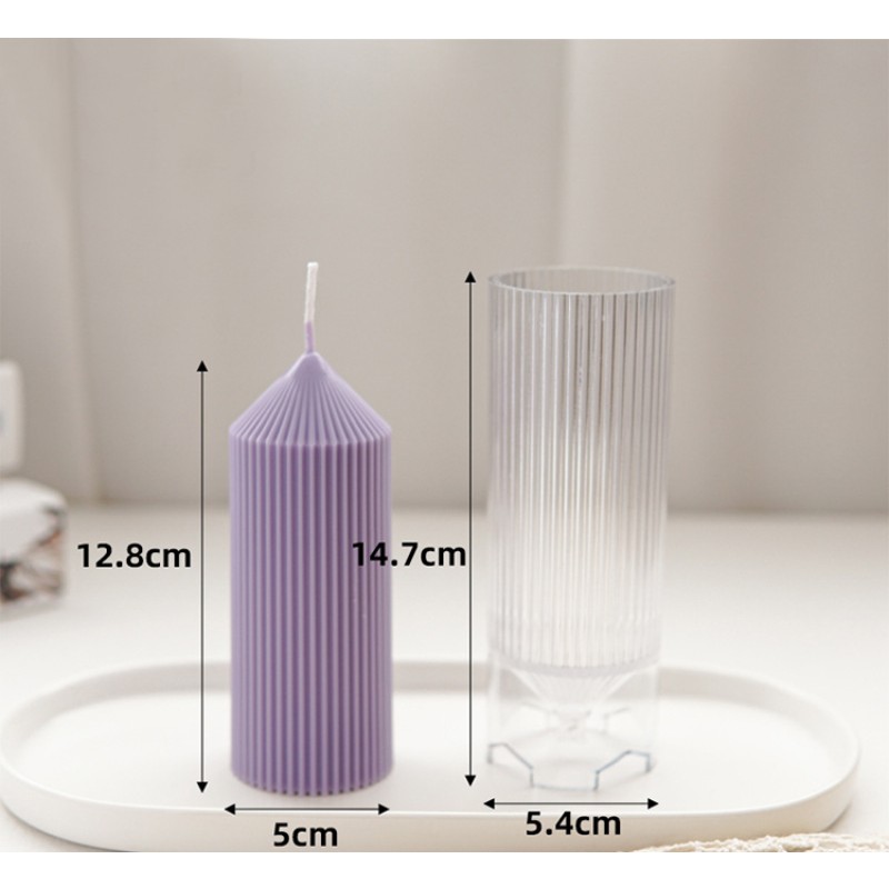Diy Aromatherapy Plastic and Silicone Candle Molds Plaster Handmade 3d Custom Shape Silicone Mold for Candles