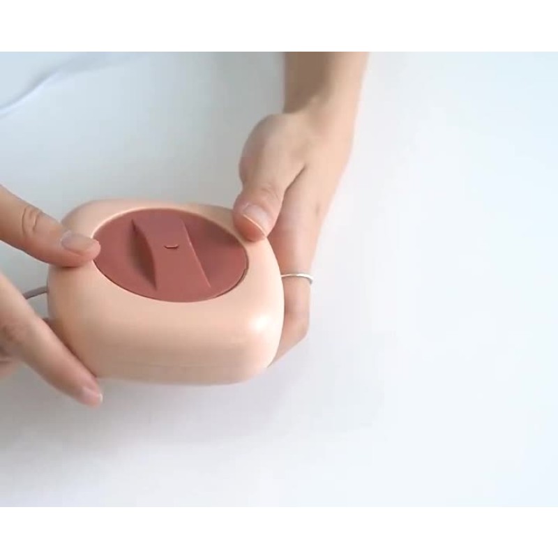 Hot Sale Portable Rotatable Mobile Phone Holder Data Cable Organizer Storage Box Mobile Phone Charging Cable Winder