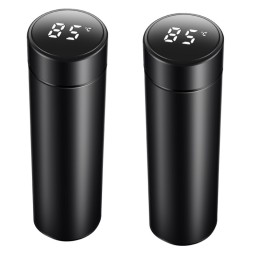 Eco Thermal Stainless Steel Sport Unique School Water Filter Bottle LED Display Tumbler Thermo Flash Vacuum Flask Supplier