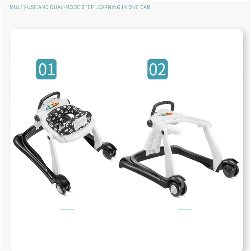 Hot Online Pusher 3 in 1 Baby Walker Ride on Car Music Toy Toddler Round Activity  Assistant Unique Baby Walker