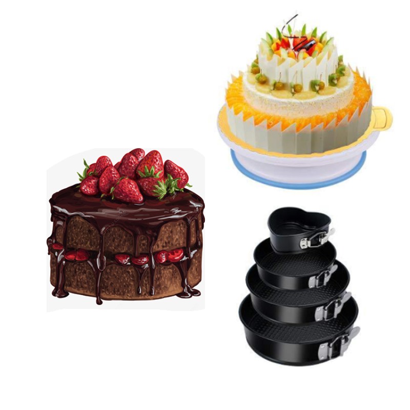 Best Seller Cupcakes Bake Set,baking Sheet With Rack Set,bake Ware Set 243 PCS