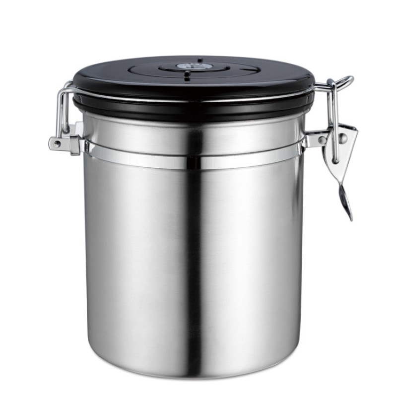 Cheap New Product Multifunction Stainless Steel Freshness Preservation Airtight Coffee Bean Storage