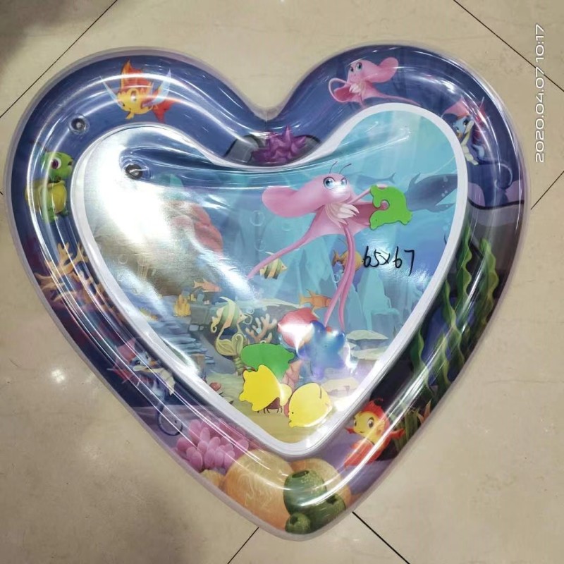 New Style Water Play Mat Inflatable Baby Mat Tummy Time Mat for Babies Infants and Toddlers Child Development Accessory