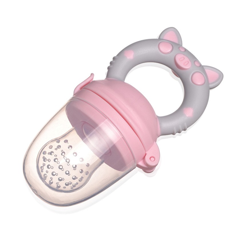 Factory Net Cartoon Baby Food Feeder Warmer 0-12 Months Age Range Mesh Feeder with Warm Function