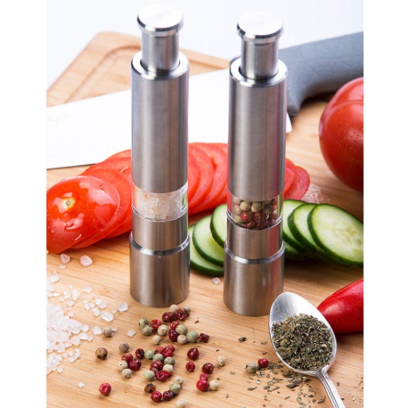 Customized Metal Salt and Pepper Grinder Set Cheap Restaurant Quality Made in China
