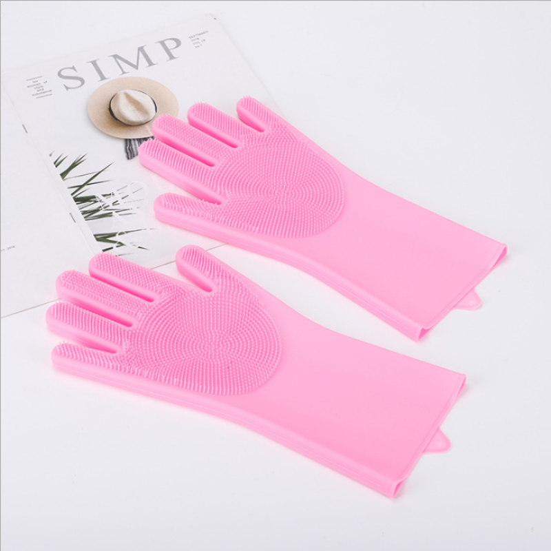 Factory Price Kitchen Silicone Gloves 120 g Dish Washing Gloves Silicone Dish Washing Gloves