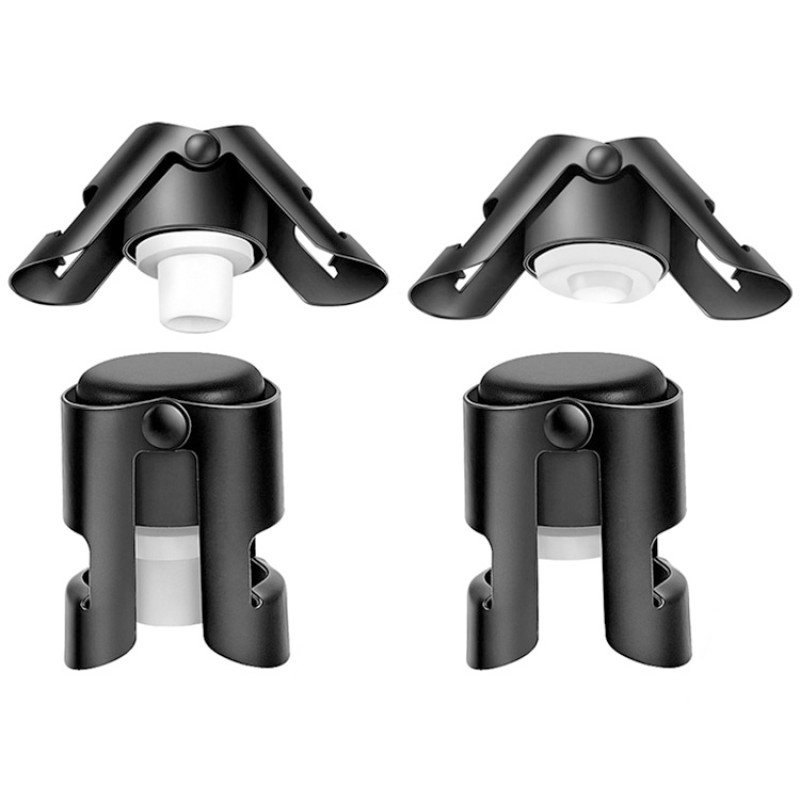 Best Quality Custom Wine Stopper Set Gold Metal Vacuum Wine Opener with Metal Stopper