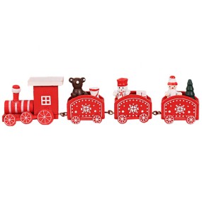 Eco-friendly Markdown Sale Wood Christmas Decorations Good Quality Gift Box Package Wooden Train Children's Gifts Christmas Pres