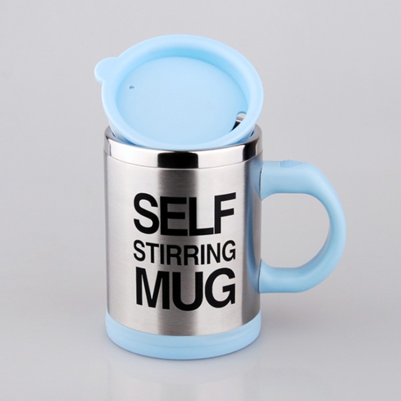 Luxury Automatic Self Stirring Mug Stainless Steel, Heated Mug Electric, Coffee Mixer Cup