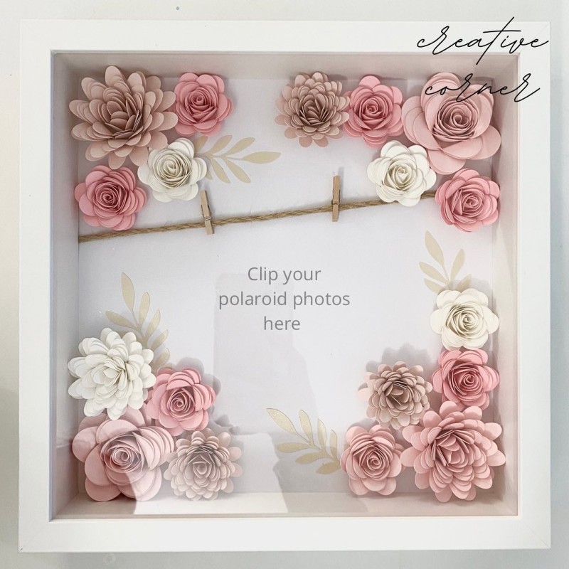 High Quality Wholesale 12x12 8x8 6x6 Shadow Box Wood Picture Frame with Linen Mat