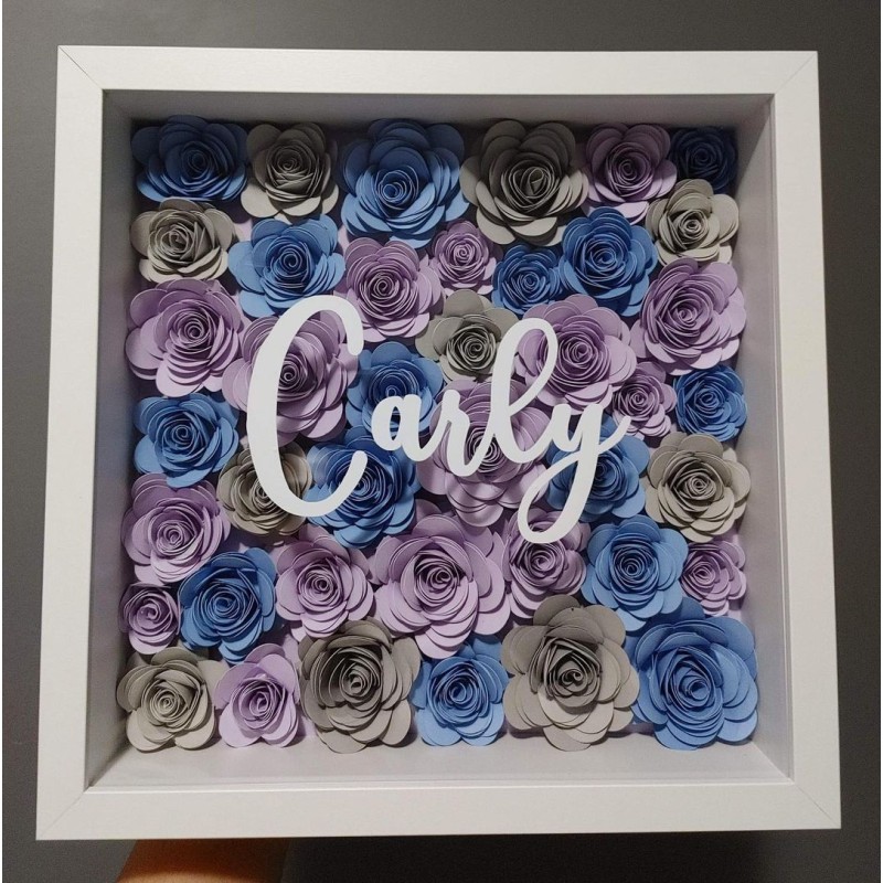 Wooden Craft A4 Shadow Box with Glass Front Wood Keepsake Frame Box Wholesale 12x12