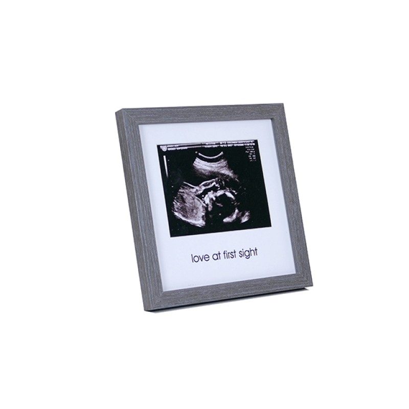 2025 Hot Selling Love at First Sight Baby Wooden Ultrasound Photo Frame