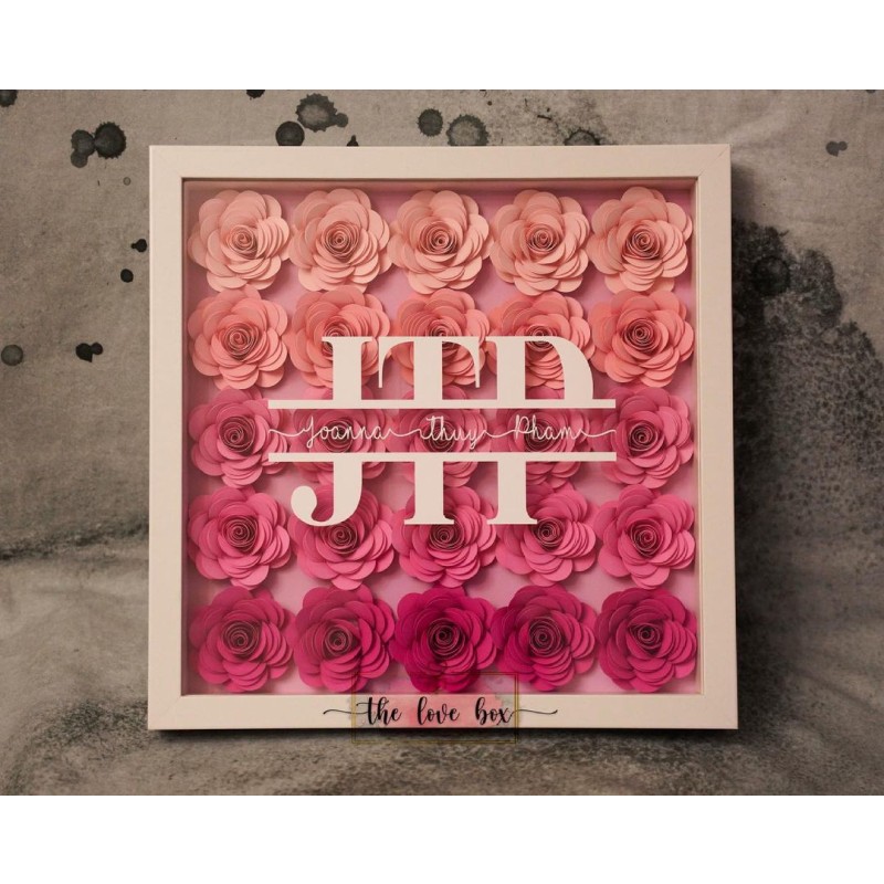 High Quality Custom Wood White Custom Square Shadow Box Frame Wholesale 12x12