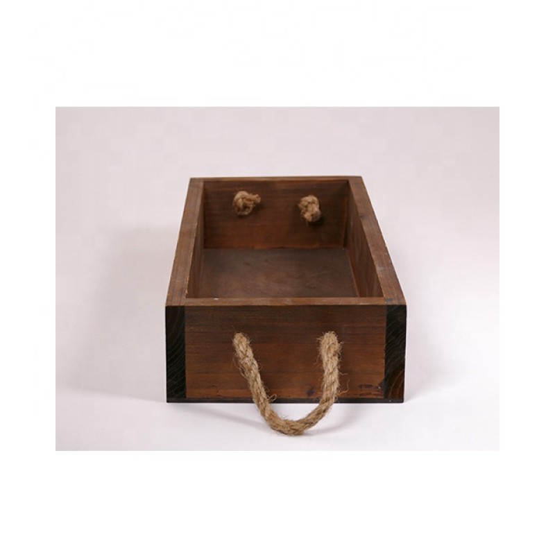 High Quality Funny Word Rustic Wood Toilet Paper Holder Perfect for Farmhouse Bathroom Kitchen Decor Box