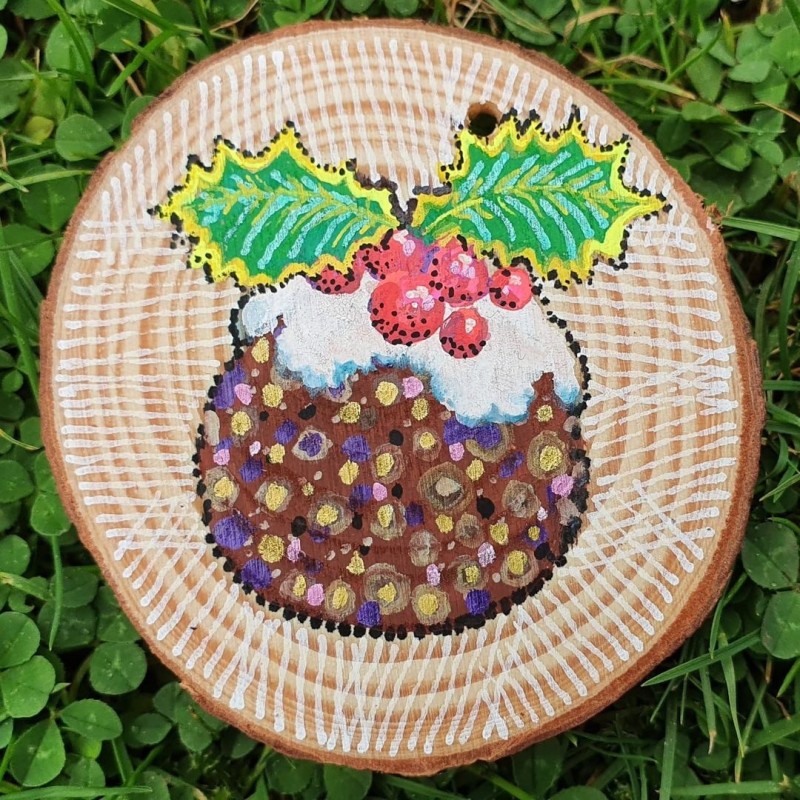 Custom Wholesale Home Decor DIY Craft Design Paint Natural Wood Round Slices