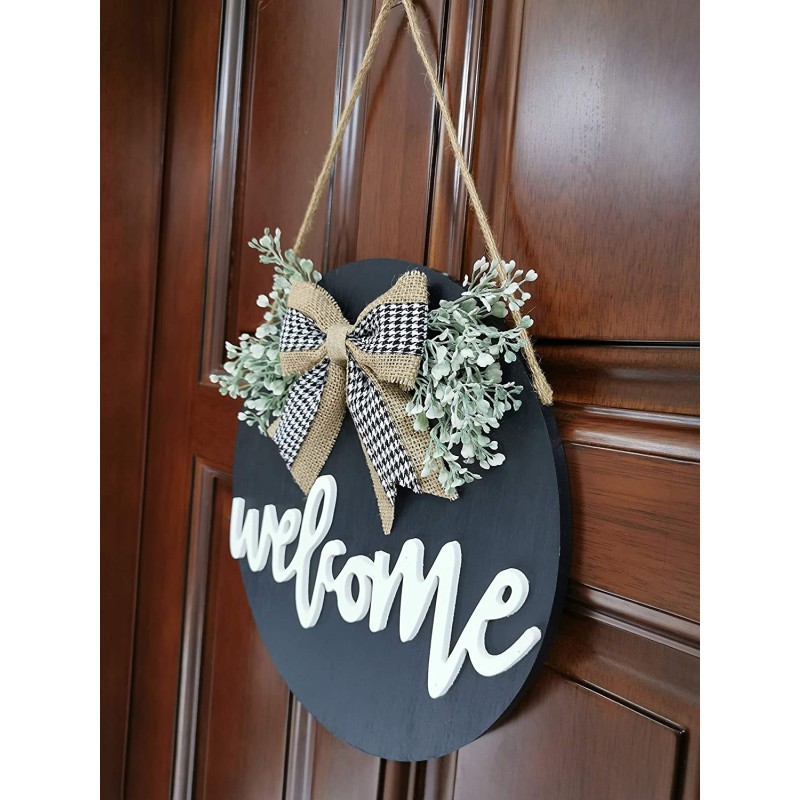 Wholesale Interchangeable Hanging Wooden Spring Welcome Home Farmhouse Sign