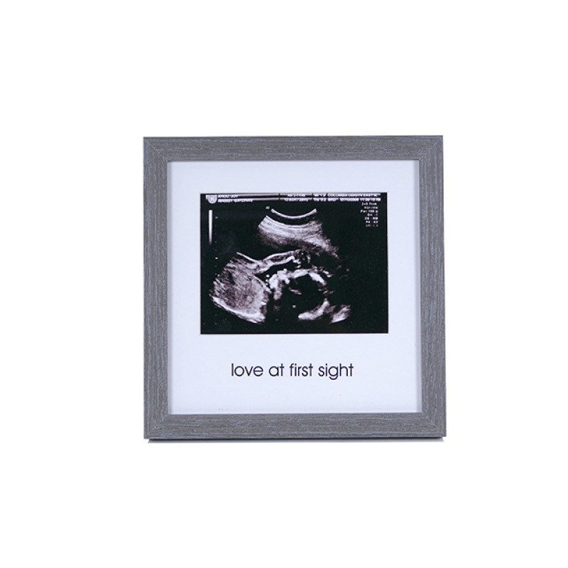 2025 Hot Selling Love at First Sight Baby Wooden Ultrasound Photo Frame