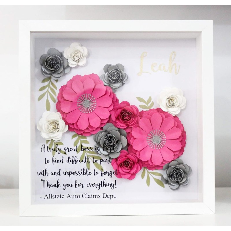 Wholesale Large Natural Wood Frame 3D Depth Square White Shadow Box Picture Frame 5x5