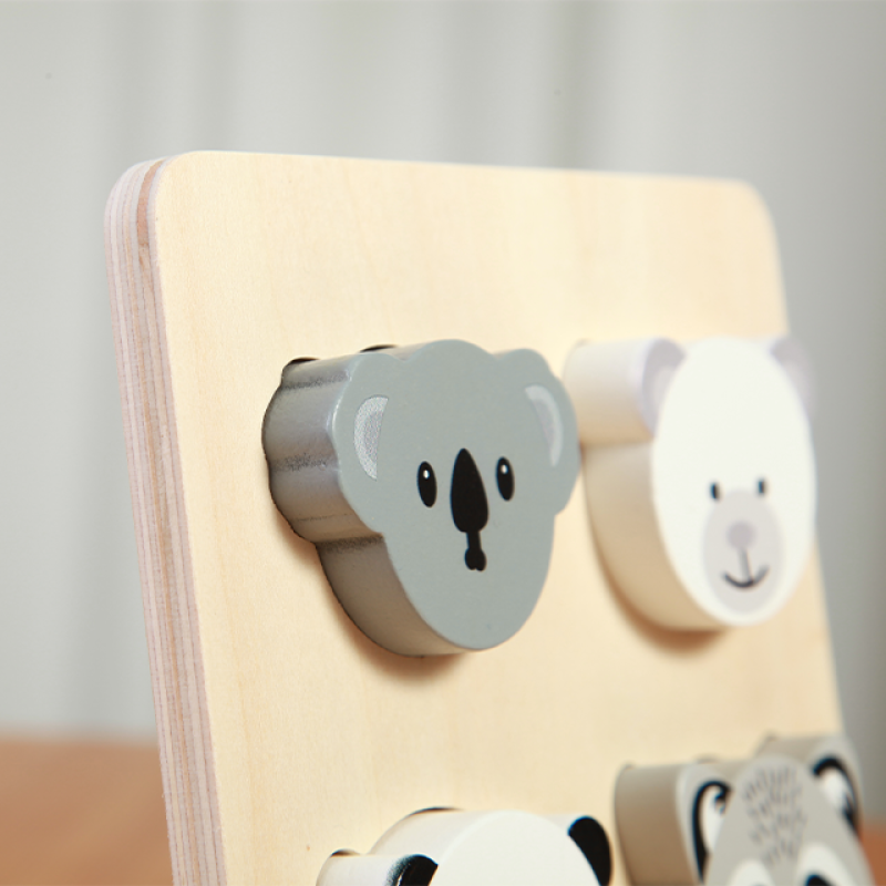Custom 3D DIY Puzzle Montessori Toy Puzzle Children Wooden Panda Koala Puzzle Assembly Educational Toy
