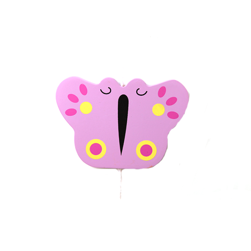 Cheap Price Hanging Baby Rattle Wooden Bird Bee and Flower Hanging Decor Baby Shower Gift